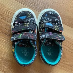 Chooze Velcro Sneakers Toddler Size 5C VGUC